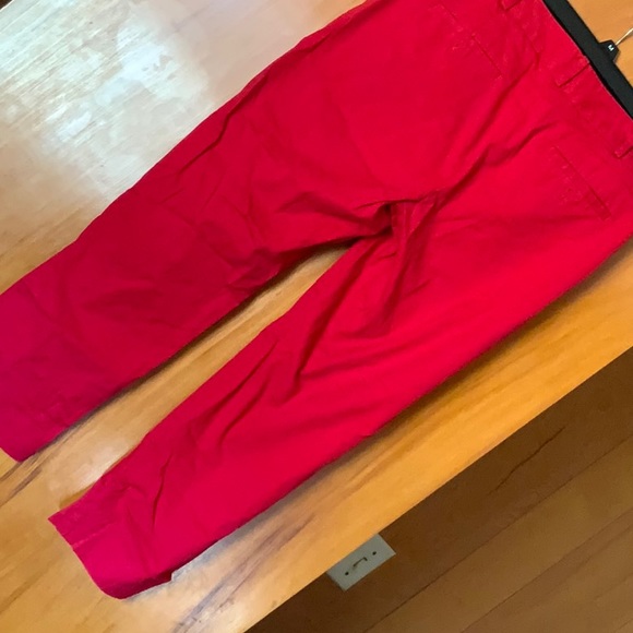 Talbots red size 6 pants (their Signature style) chinos - Picture 4 of 5